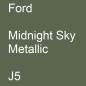 Preview: Ford, Midnight Sky Metallic, J5.